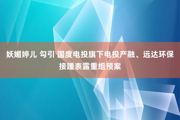 妖媚婷儿 勾引 国度电投旗下电投产融、远达环保接踵表露重组预案