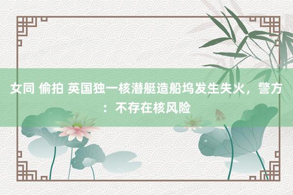 女同 偷拍 英国独一核潜艇造船坞发生失火，警方：不存在核风险