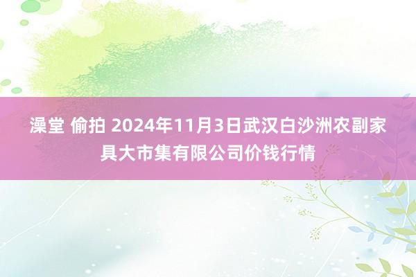 澡堂 偷拍 2024年11月3日武汉白沙洲农副家具大市集有限公司价钱行情