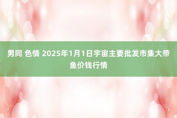 男同 色情 2025年1月1日宇宙主要批发市集大带鱼价钱行情