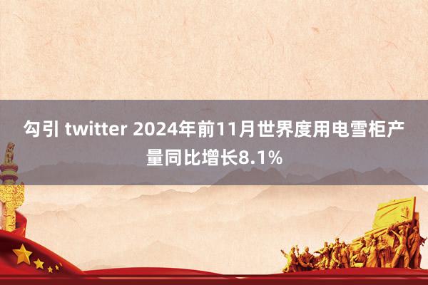 勾引 twitter 2024年前11月世界度用电雪柜产量同比增长8.1%